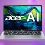 Punchy Acer laptop with OLED display...