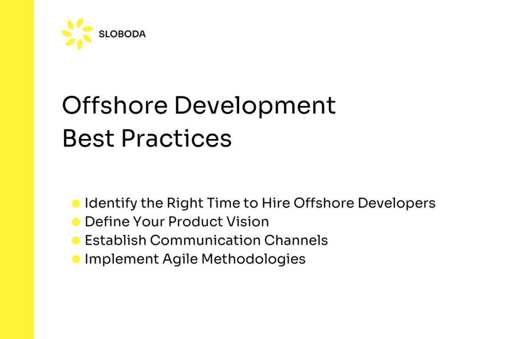 offshore development best practices