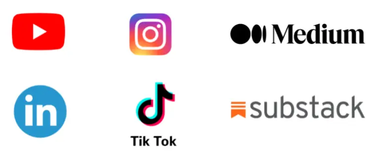 social media logos