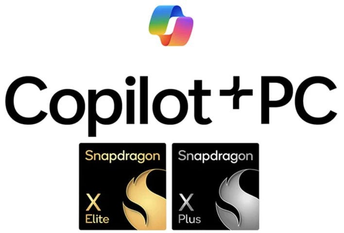 qualcomm snapdragon copilot plus logo