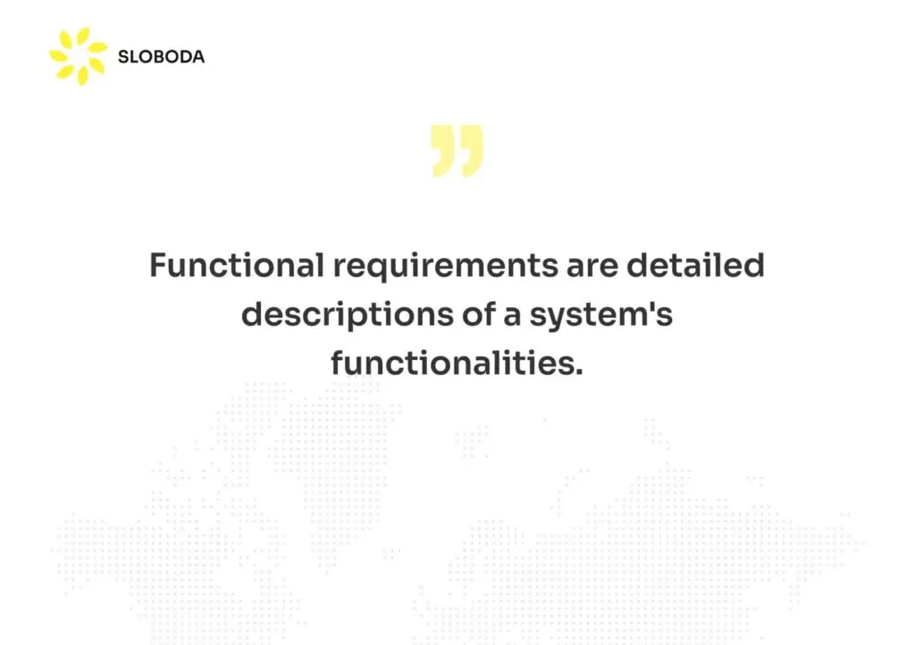 functional requirements definition